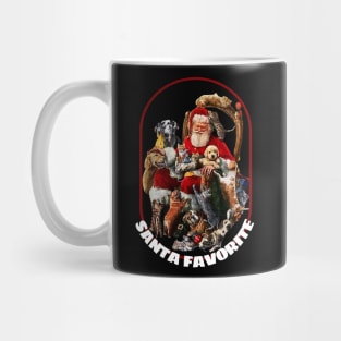 santa's favorite : animal christmas Mug